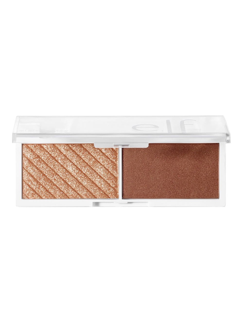 Neutral Bronze Shimmer Duo blush and highlighter duo  - Elf cosmetics